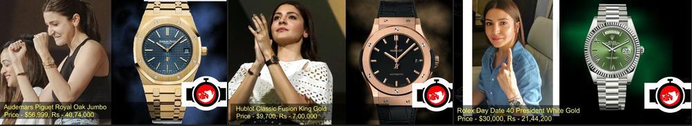 Discovering Anushka Sharma's Exquisite Watch Collection - An Overview